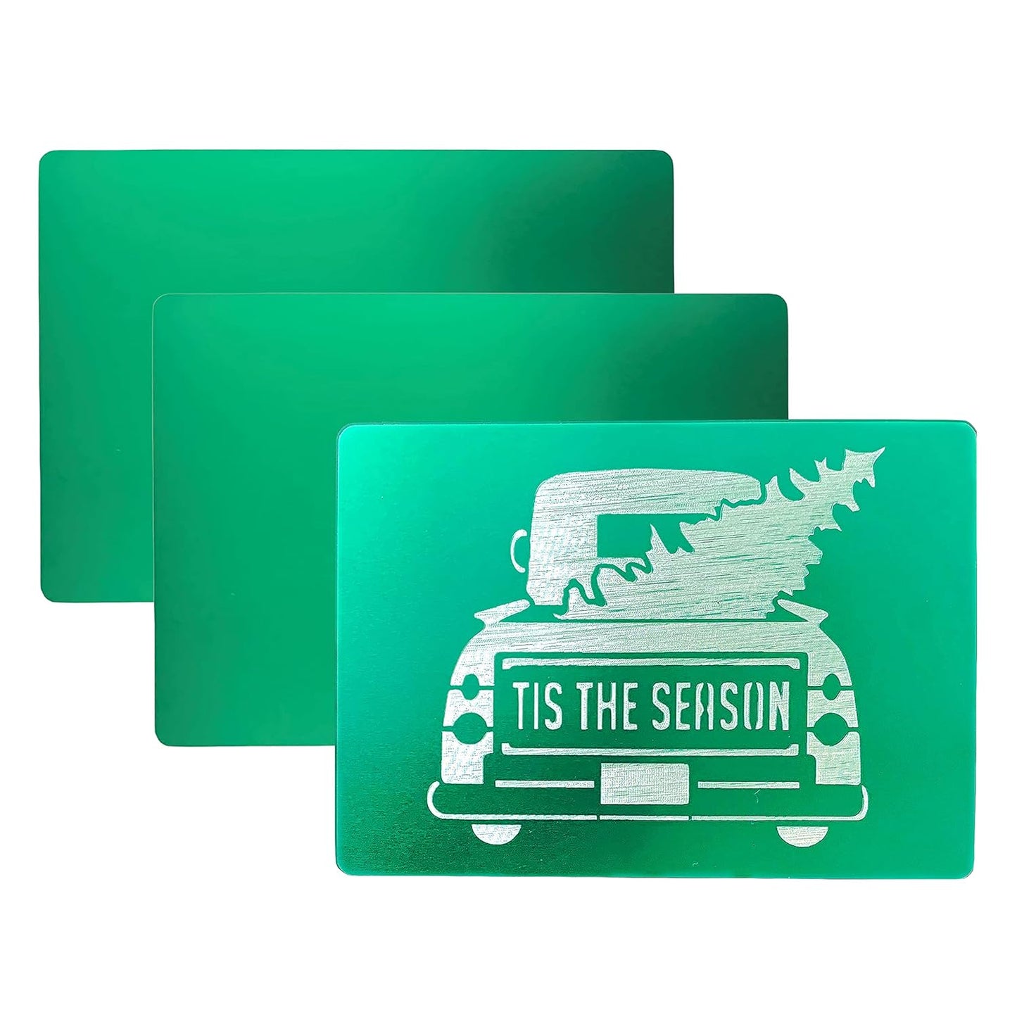 Metal Engraving Sheets for Etching with Maker, Explore Air 2, Silhouette Cameo 4, Brother Scan and Cut Zoom Precision Engraving Tool Tip Engraver; Blank Anodized Aluminum Sheets for Crafting - 3 Pack