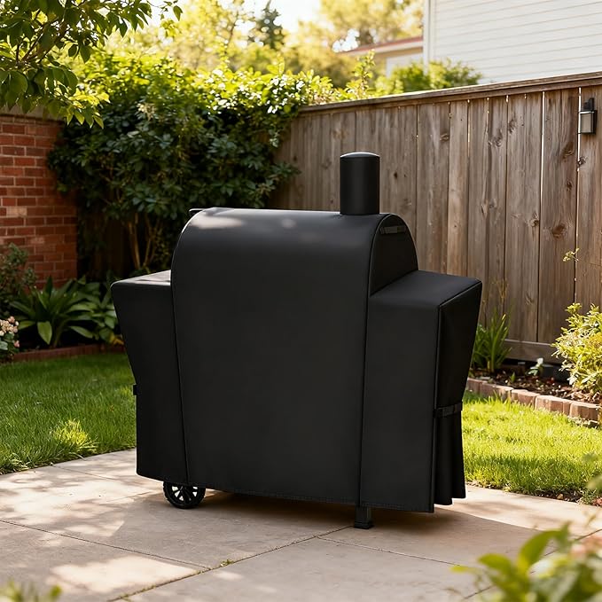 Heavy Duty 600D Grill Cover Fits for Royal Gourmet CC1830T 30-Inch Barrel Charcoal Grill Cover