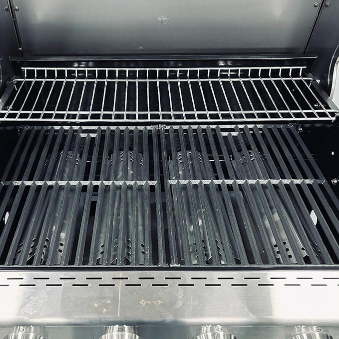 Warming Rack Grill Parts for Nexgrill 720-0830H 720-0958AE 720-0789H, 25.6 Inch Grill Rack Swing Away Grid for Nexgrill Replacement Parts 4 Burner