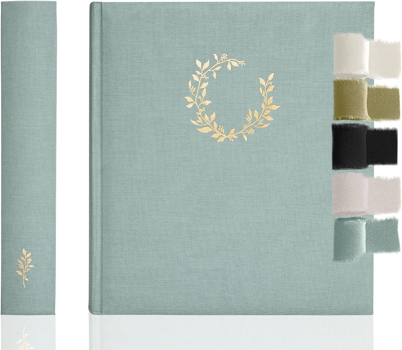 Premium Scrapbook Album – Photo Album with Writing Space – 100 Pages for Multiple Sizes 4x6, 5x7, 6x8, 8x10 – Holds 500 Photos – Wedding, Baby, Travel & Family Memories