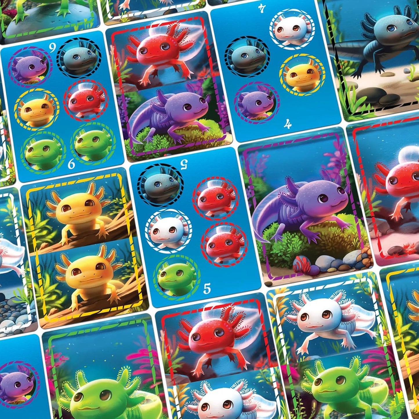 A Lotta Axolotls | Lighthearted Card Game | Great for Game Night | Perfect for Kids and Adults | Ages 6 and up
