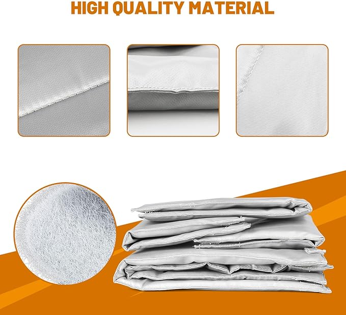 Insulation Blanket Replacement for Traeger Woodridge Pro/Elite Pellet Grill,Thermal Blanket for Smoker for BAC776 Traeger Grill Cover Woodridge Pellet Smoker Blanket Winter Insulation Accessories