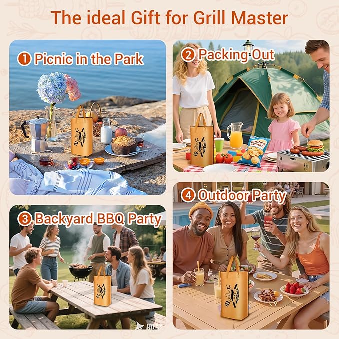 Ultimate Insulated Meat Vault | 15" Large BBQ Resting Blanket for Brisket, Pork, Turkey | 5-Layer Heat Retention Technology, Leak-Proof, Wide Mouth Design