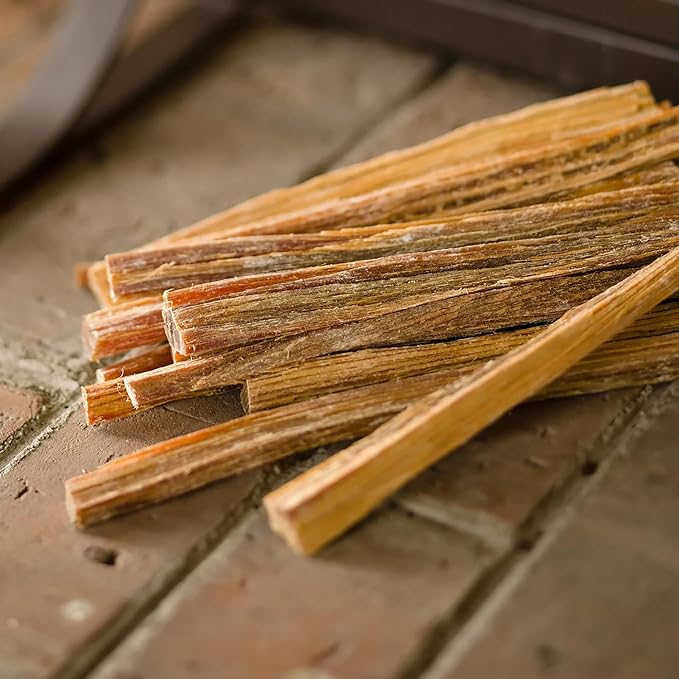 Sun Joe 25-Pound Fatwood Fire Starter Sticks, All-Natural Pine Kindling for Fireplace, Wood Stove, Pit and Grill, Made for Indoor or Outdoor Use