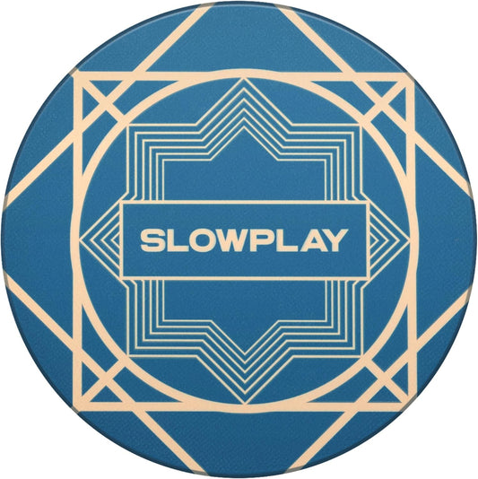 SLOWPLAY Nash Ceramic Poker Chips in Bulk, Casino Grade Ceramic 12-Gram Poker Chip for Texas Hold'em, 43mm Professional Chips Pack of 50 (Green)