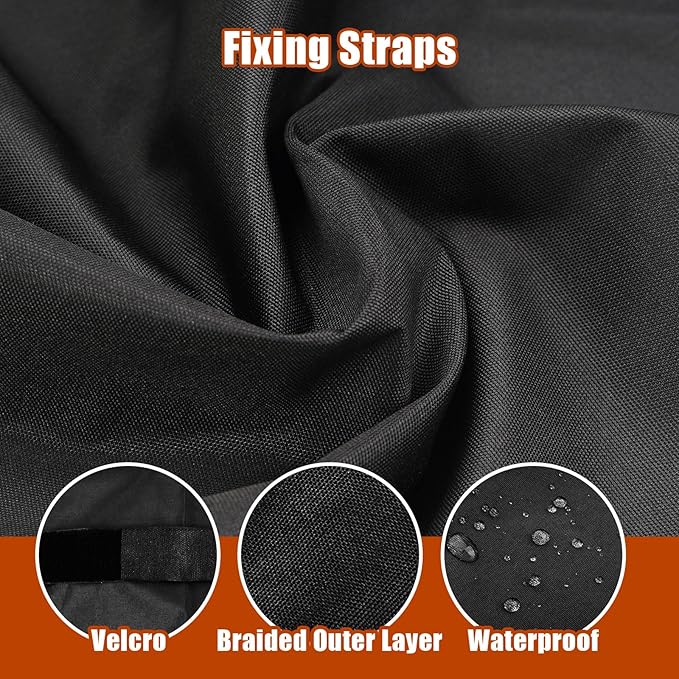 48 Inch Grill Cover, Fits for Weber Char-Broil Nexgrill Brinkmann and All Popular Brand Grills Heavy Duty Waterproof Windproof BBQ Cover