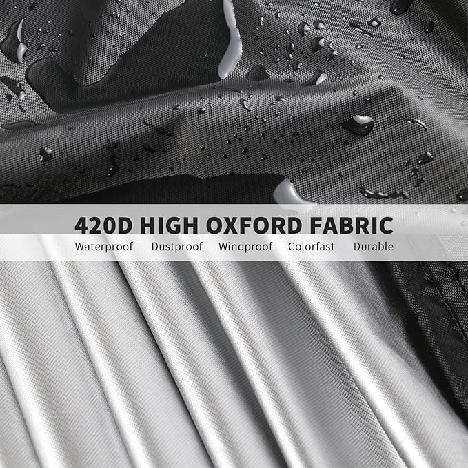 Outdoor Prep Table Cover 30 Inch, Waterproof Patio Stainless Steel Metal BBQ Table Cover All Season Protection for Outdoor Table -30 x 30 x 34 Inch