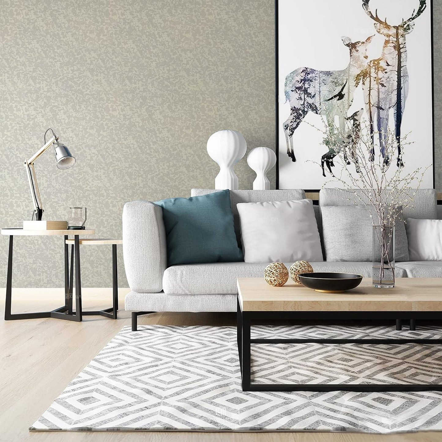 Hanroy Sponge Paint Roller for Texture Painting Decorators Brush Tool, Fast and Easy Pattern Art Sponge Roller for Home Wall(M90Z)