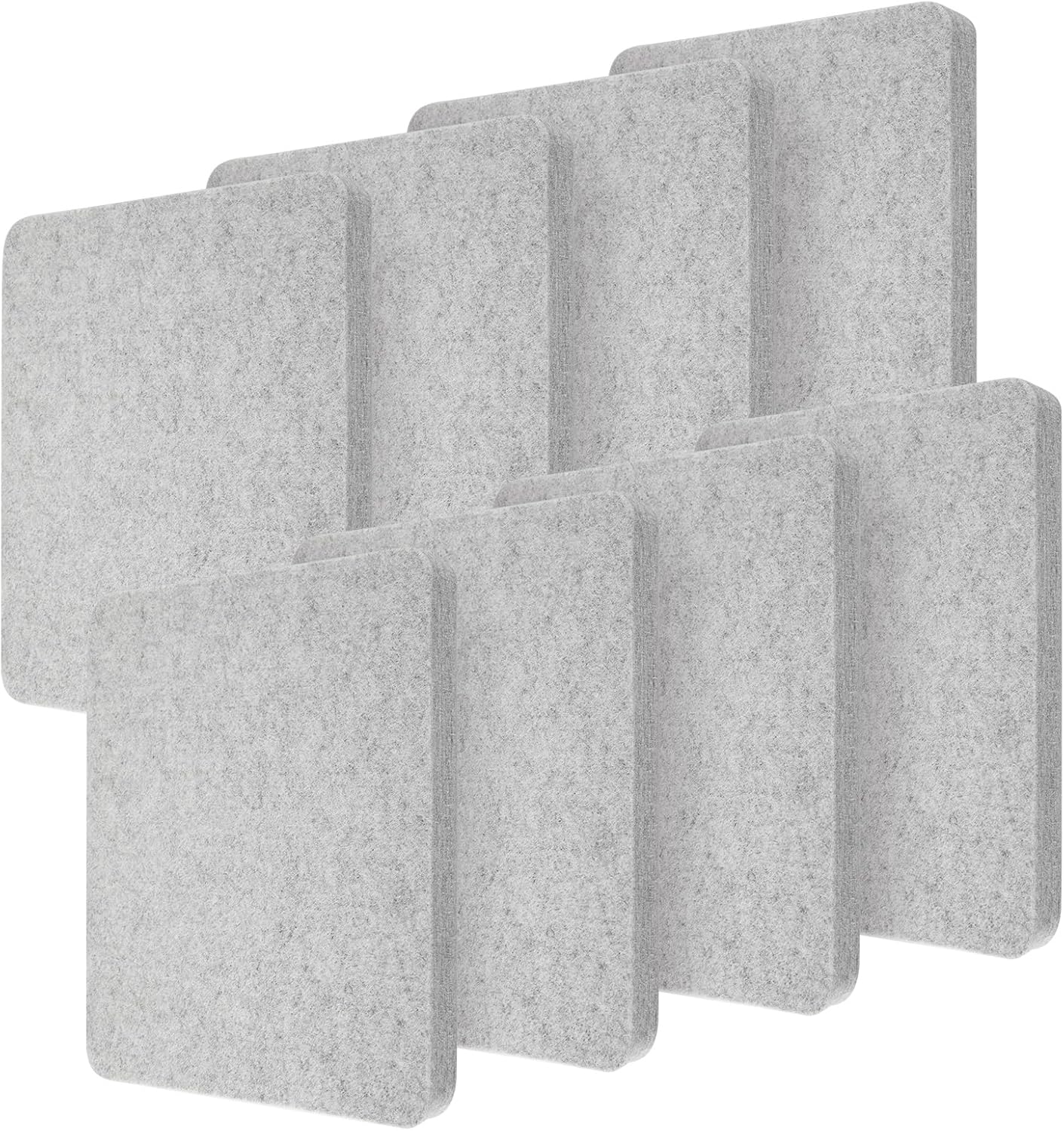 Amylove 4 Pcs Needle Felting Pad Needled Felting Mat Wool Supplies Thick Firm Base Woolen Block for Beginners Crochet Knitting Projects Kit Tool, Gray (8 x 10 x 1 Inch)