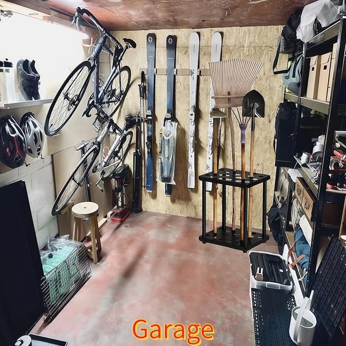 For suncast shed accessories garden tool organizer,16.5“ x 13” x 19.7",Garage Tool Tower Rack,Heavy Duty Garage Tool Storage,for Garden,Yard,Shed,Easy Assembly