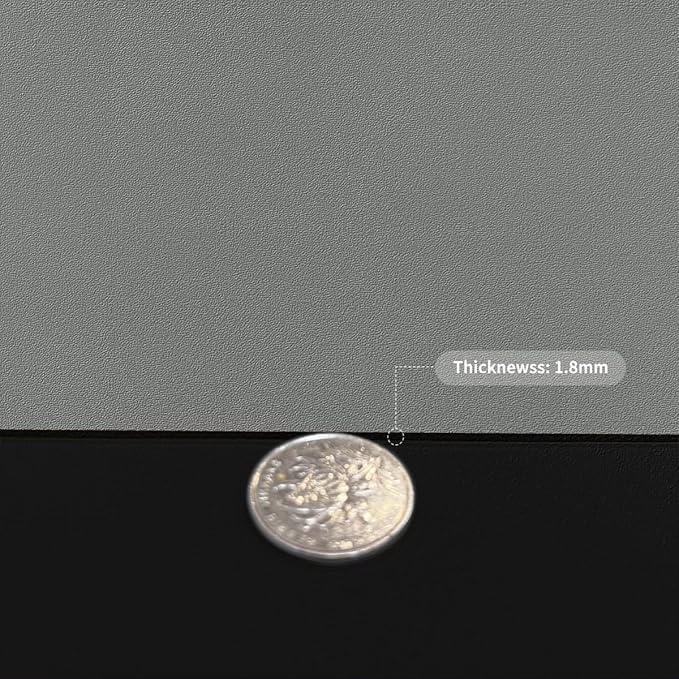 Table Protector for Dining Room Table - Can Be Used On Both Sides Waterproof and Easy to Clean Good Flatness Used for Dining Table(Black+Gray 54x54)