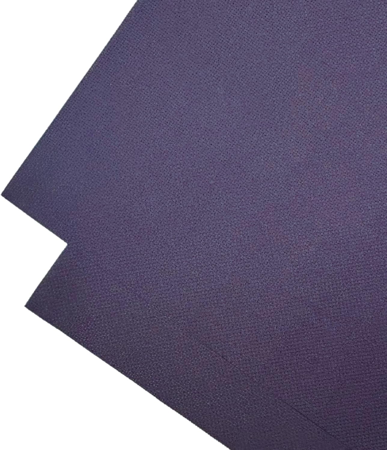 2 Sheets of Navy 14 Count Aida Cloth – 18 x 18 Inch Pre-Cut Fabric Squares – Cross Stitch Fabric – 100% Cotton – Ideal for Needlework & Embroidery – The Knotty Unicorn