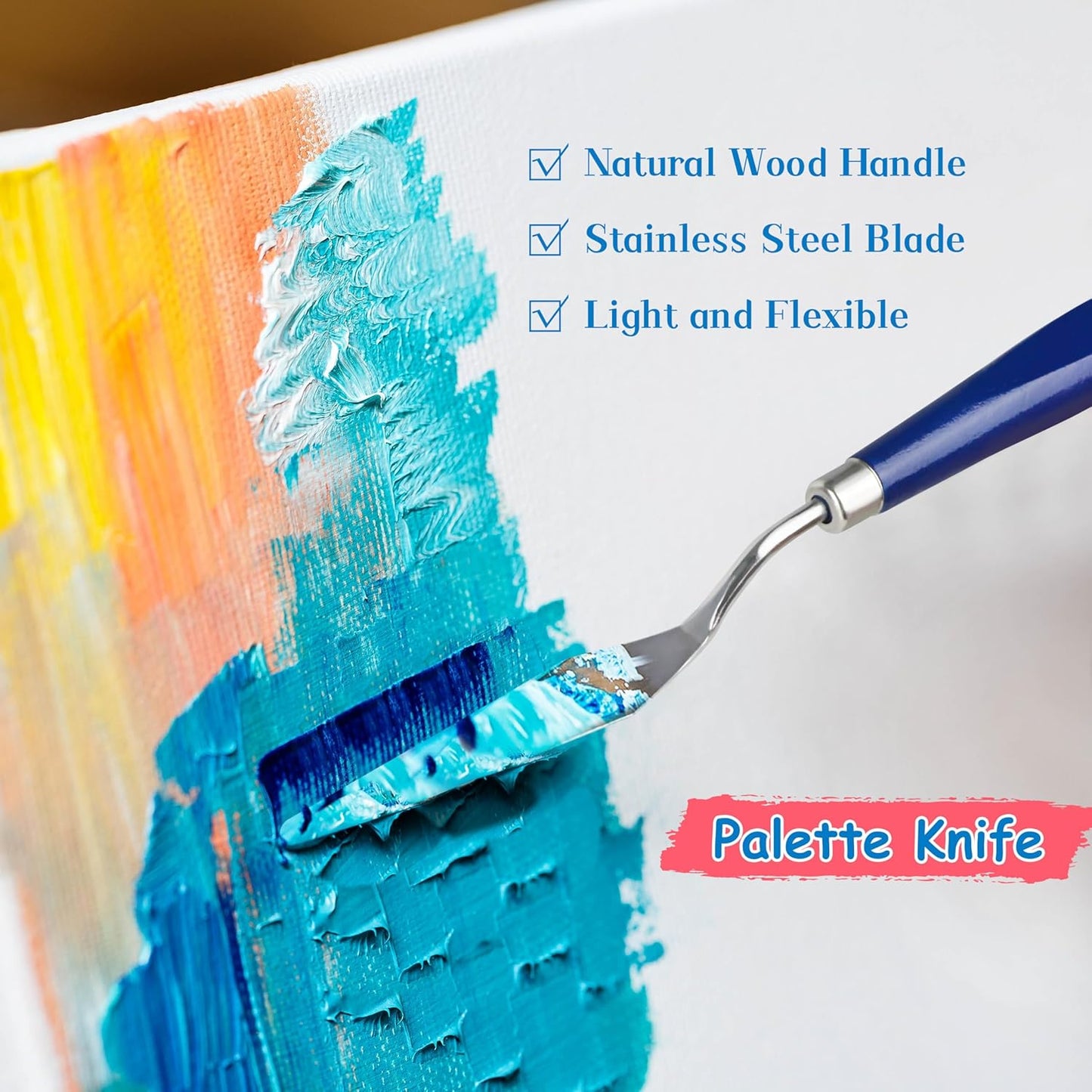 26PCS Painting Brushes Set, 5 Sets of Professional Painting Brushes for Acrylic Painting, Artist Paintbrushes for Body Face Rock Canvas, Kids Adult Drawing Arts Crafts Supplies