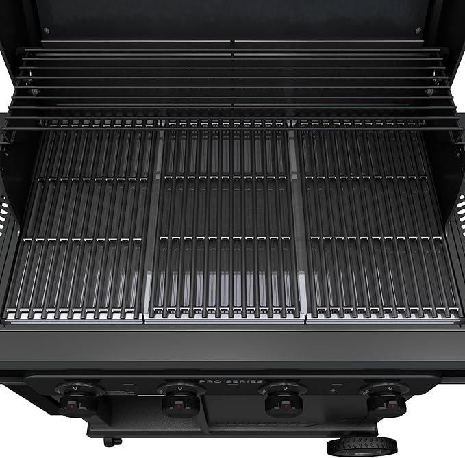 Charbroil Pro Series with Amplifire Infrared Technology 4-Burner Propane Gas Grill and Griddle Cabinet, Black - 463279224