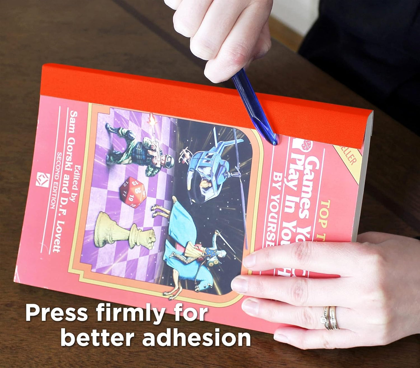 BookGuard 4 inch Premium Bookbinding Repair Cloth Tape, 15 Yard Roll, Black