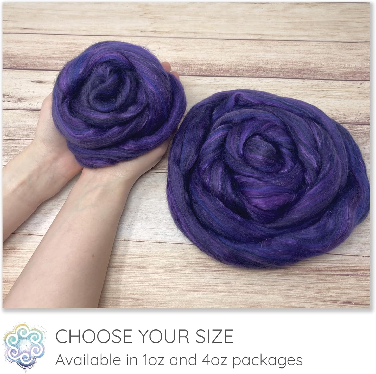 Merino Silk Luxe Tonal Designer Blend. Superfine Merino, Mulberry Silk, Tussah Silk. Top Roving for Spinning or Felting. Pink Petal 1oz