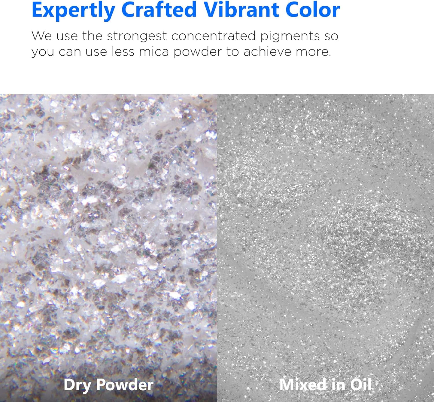 Rolio - Mica Powder - 1 Jar of Pigment for Paint, Dye, Soap Making, Nail Polish, Epoxy Resin, Candle Making, Bath Bombs, Slime - 100G / 3.5 oz (Pearl White)