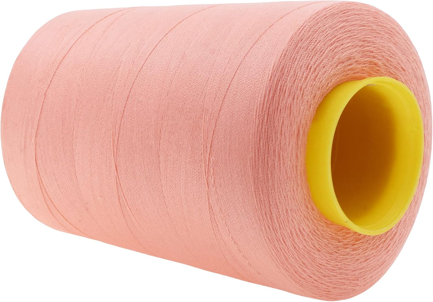 Mandala Crafts 4 Pack of Serger Threads Cones Spools - 20S/2 24000 Yards Polyester Blush Threads for Sergers Machine and Overlock Quilting Sewing Machine