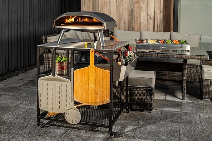 Ooni Koda 16 Gas Pizza Oven - Essentials Pizza Oven Bundle - Includes 14" Perforated Pizza Peel