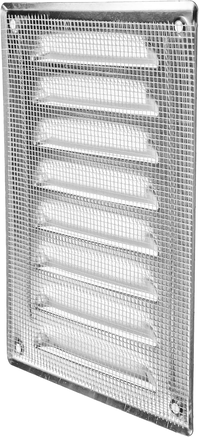 Repa Market 5.5" x 7.5" Inch Aluminum Air Vent Cover with Screen Mesh – Scratch-Resistant Powder-Coated Grille – for Ceiling or Wall – HVAC Return or Supply Vent – Indoor Outdoor Use