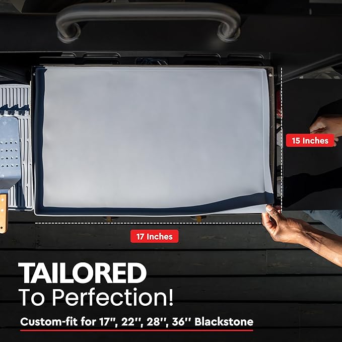 Silicone Griddle Cover for Blackstone 28 Inch – Heavy-Duty, Food-Grade Griddle Mat for Outdoor Flat Top Grill – Rust-Resistant, Waterproof Blackstone Griddle Accessory