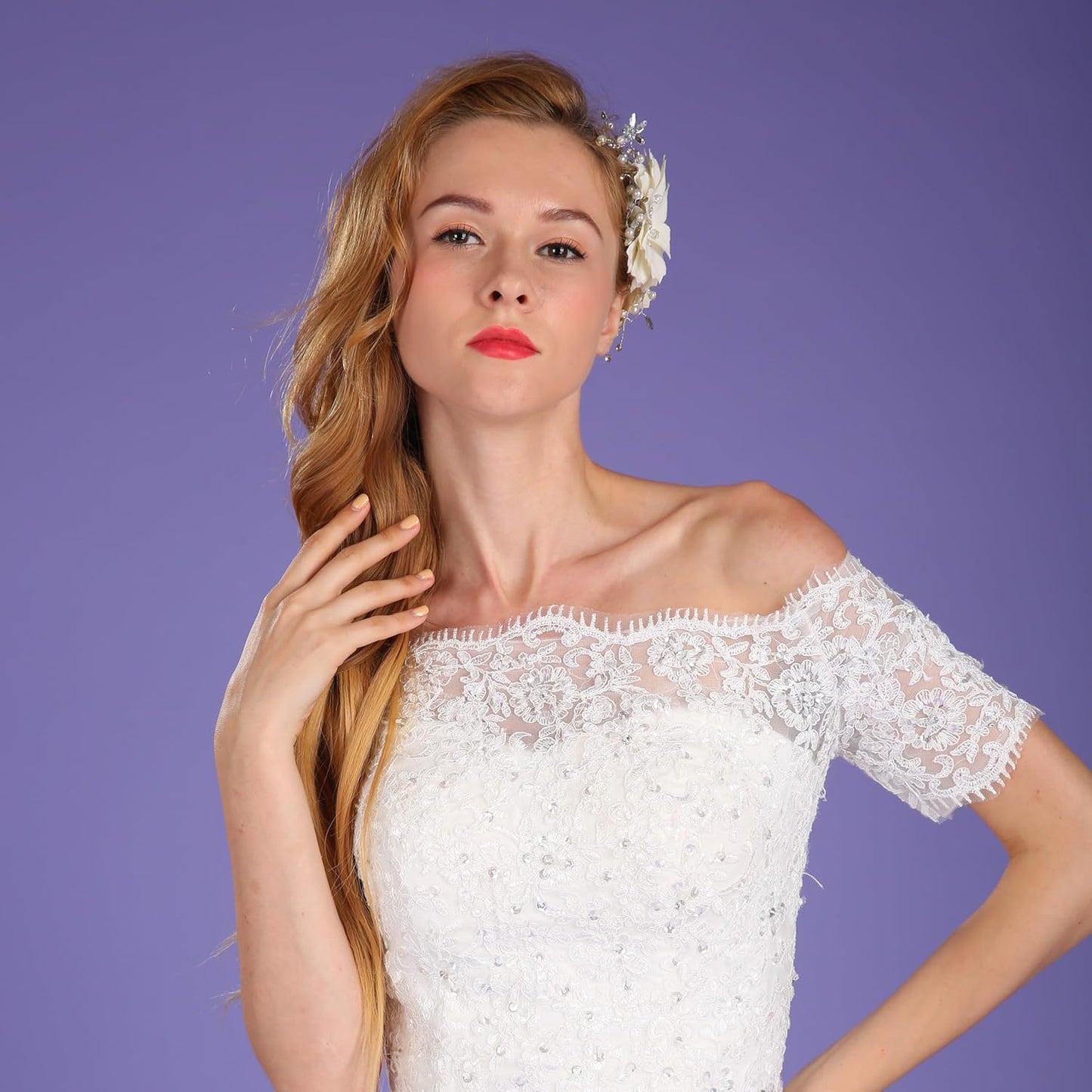 Seamless Photography Background Paper Roll, Blue Photo Paper Backdrop for Photography, Video and Streaming (Thistle, 53" x16')