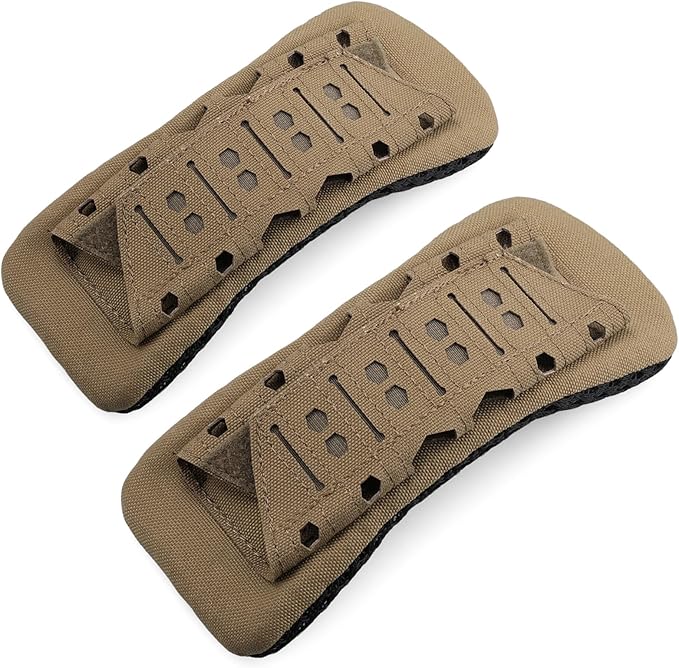 WYNEX Shoulder Strap Pad for Vest Carrier, 2 Pack Tactical Plate Shoulder Pads Strap Cushion Vest Accessories Shoulder Pads Soft Mesh Pads with Tactical Gear for Men