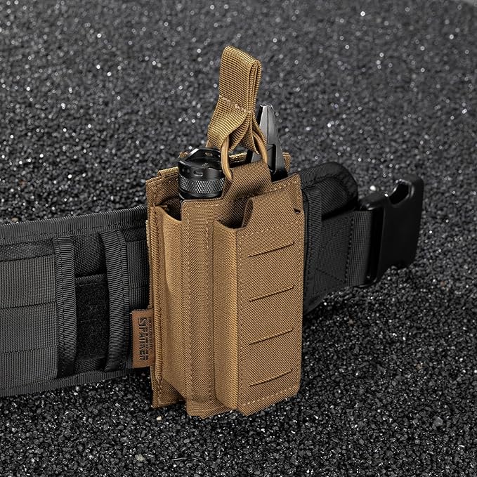 EXCELLENT ELITE SPANKER Tactical Open-Top Single/Double/Triple Molle Mag Pouch for Pistol Mag Pouch Tactical Bag Accessories Holder