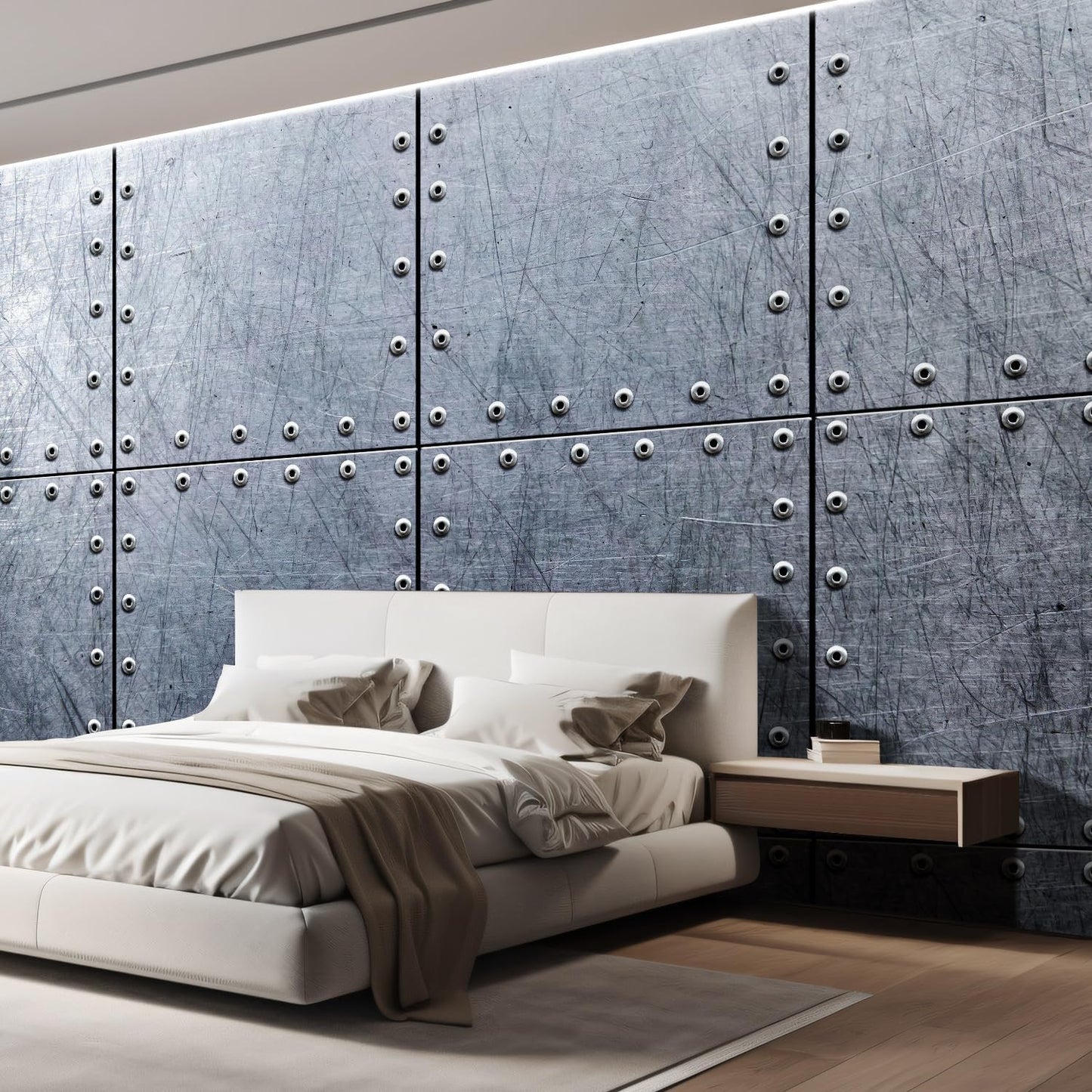 wall26 Metal Wallpaper Background Canvas Art Wall Decor - 96x120 inches