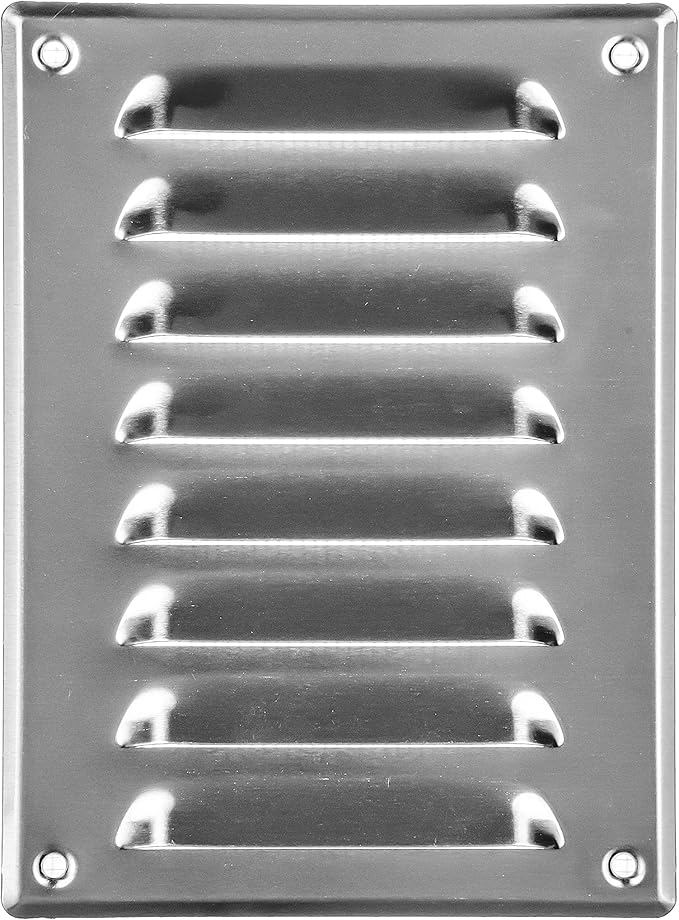 Repa Market 5.5" x 7.5" Inch Aluminum Air Vent Cover with Screen Mesh – Scratch-Resistant Powder-Coated Grille – for Ceiling or Wall – HVAC Return or Supply Vent – Indoor Outdoor Use