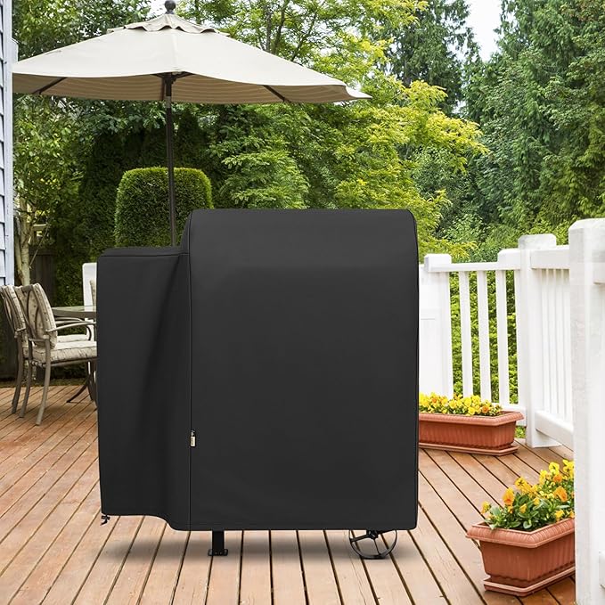 Arcedo Grill Cover Compatible with Pit Boss 700FB, Lexington 500 & 540 Series, 440FB, Heavy Duty Waterproof All Weather Protection Outdoor Wood Pellet Smoker Cover