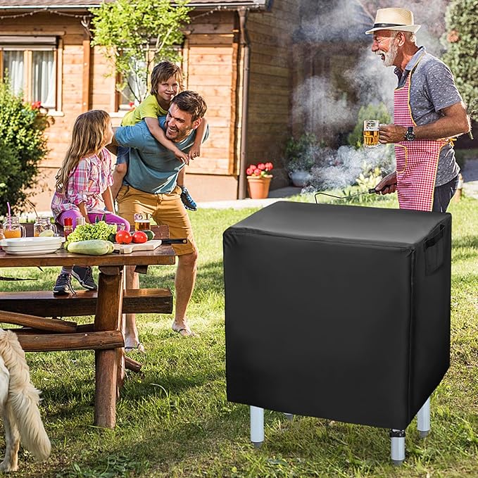 Outdoor Prep Table Cover, 24 Inch Waterproof Stainless Steel Prep Cart Table Cover,Patio kitchen Grill Bbq Food Prep Table Cover - 24 x 18 x 34 Inch