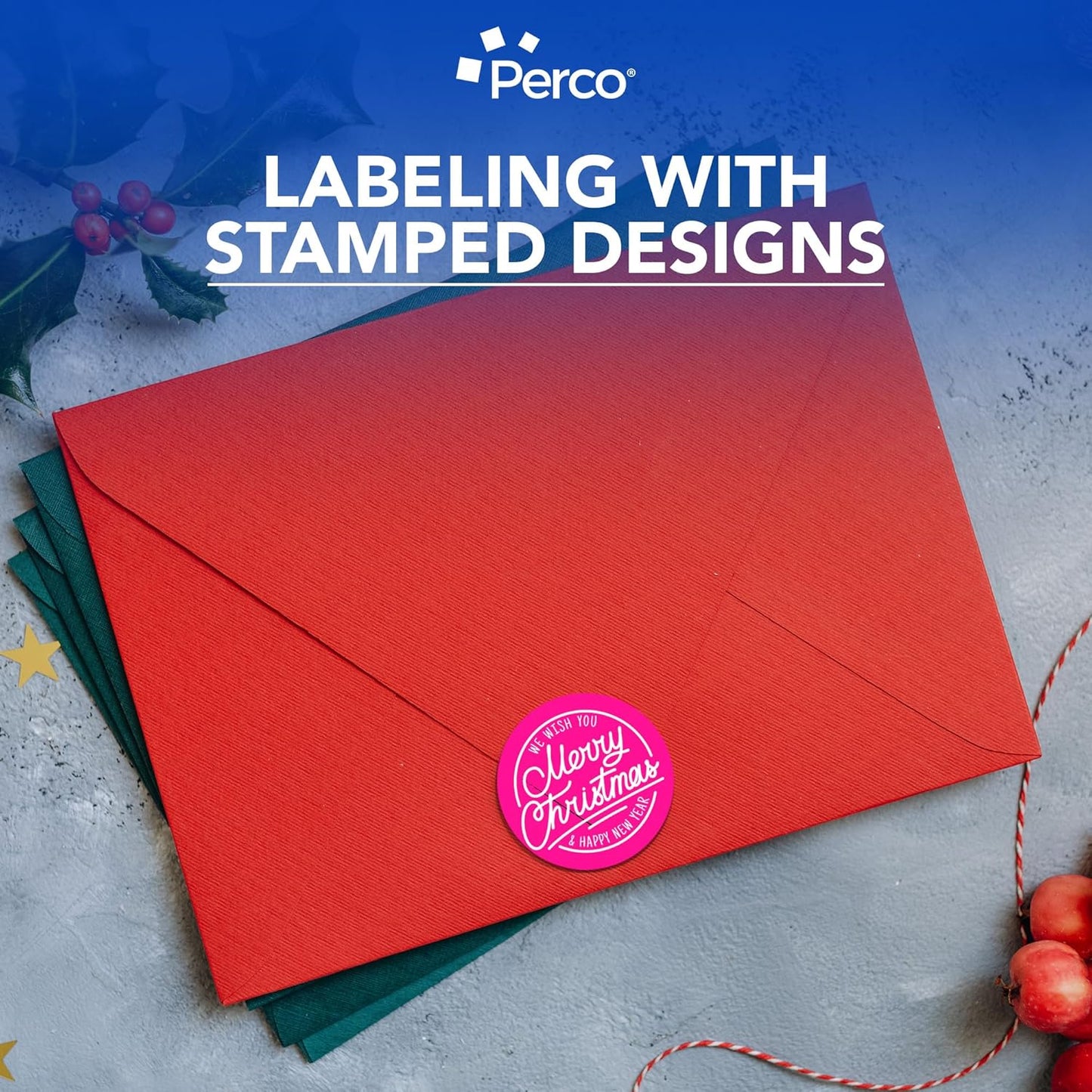 Perco Fluorescent Pink 3-Inch Round Circle Dot Sticker Labels - Multi-Roll Pack (3 Rolls, 500 Labels Each) - Permanent Adhesive, Vibrant Colors, Strong Hold - Perforated for Easy Use - Made in USA