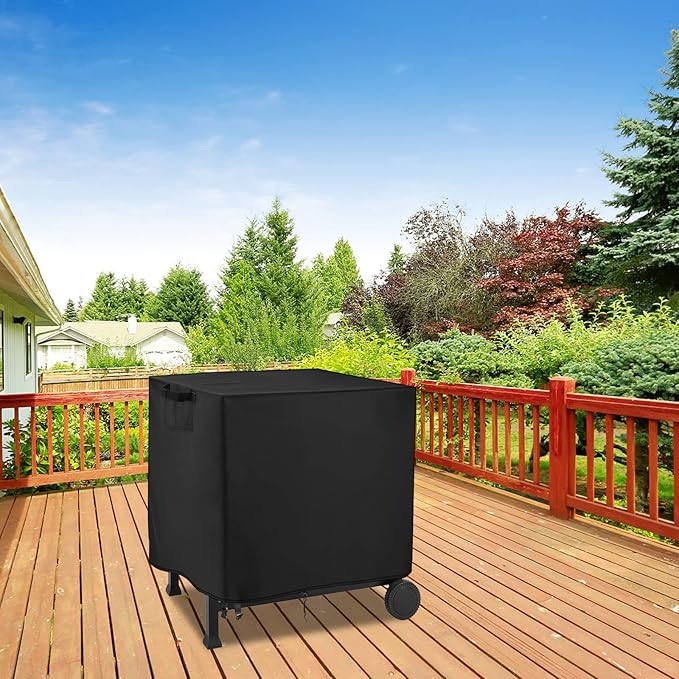 Outdoor Dining Cart Cover for Feasto 50 Inch Three-Shelf Movable Food Prep and Work Cart Table,Waterproof Outdoor Grill Cart Pizza Oven Table Cover - 50 X 23 X 29 Inch