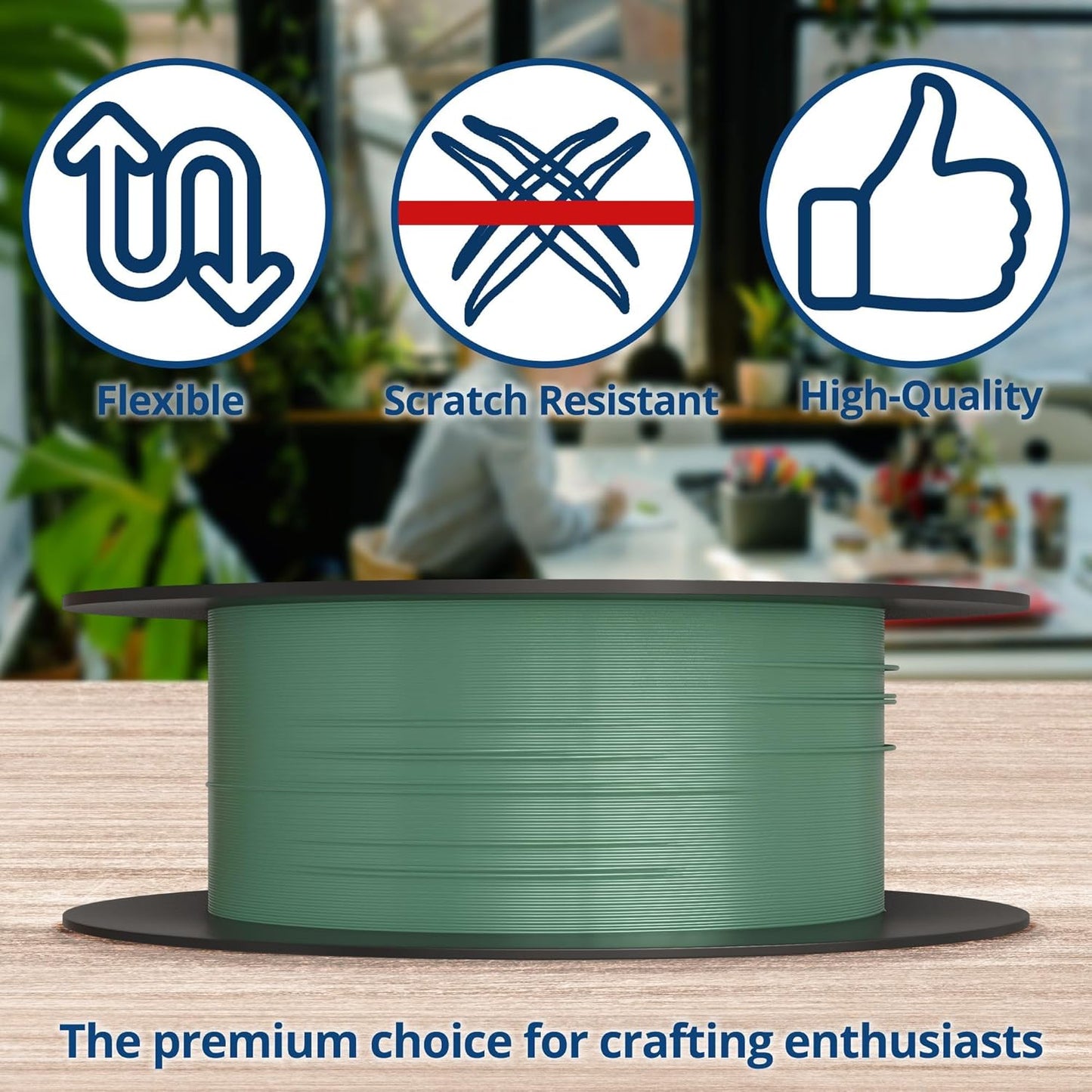 Soft Flex 49 Strand Beading Wire - Medium 0.19 Diameter - 100 Feet Nylon Design Wire