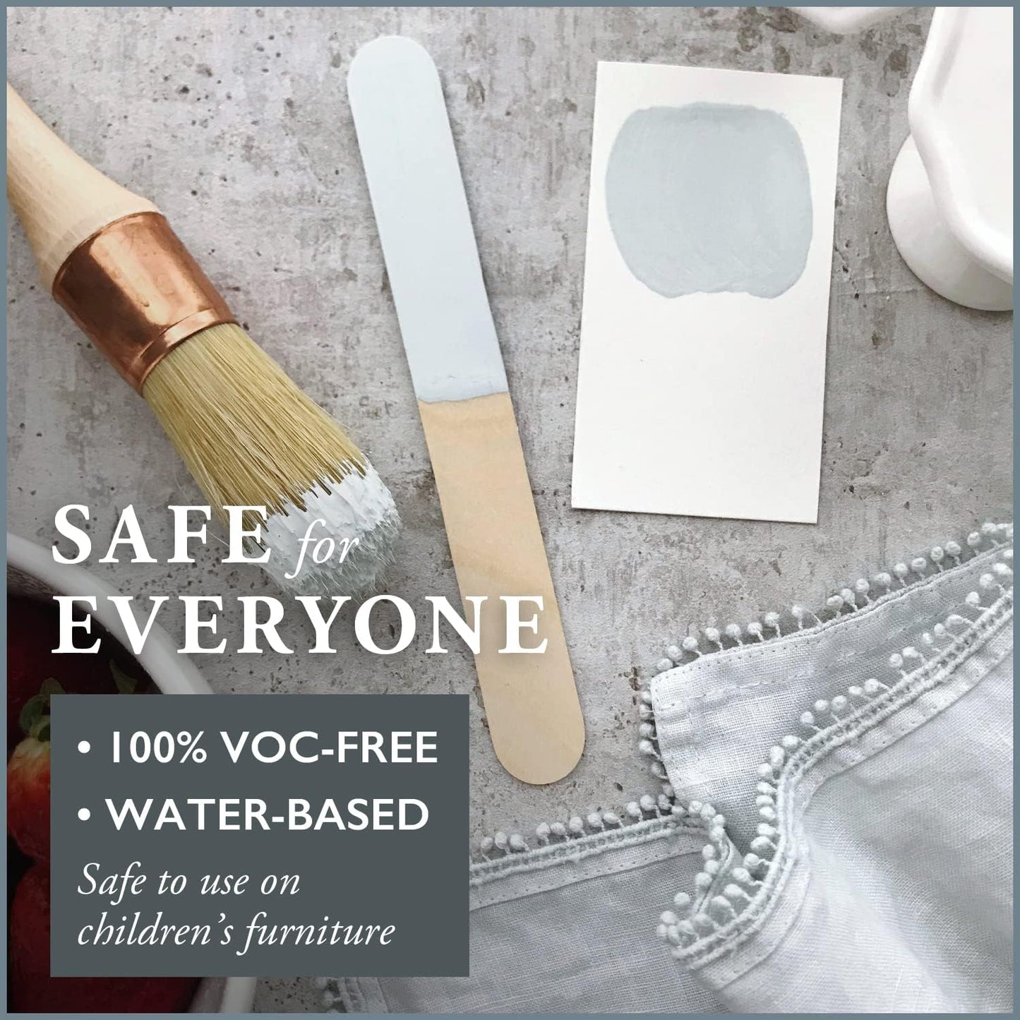 AMY HOWARD AT HOME Chalk-Based One Step Paint for Furniture, Cabinetry, Decor, Finish, and More | No Stripping, Sanding, or Priming | Ultra-Light Base | 16 Ounce | Robins Egg