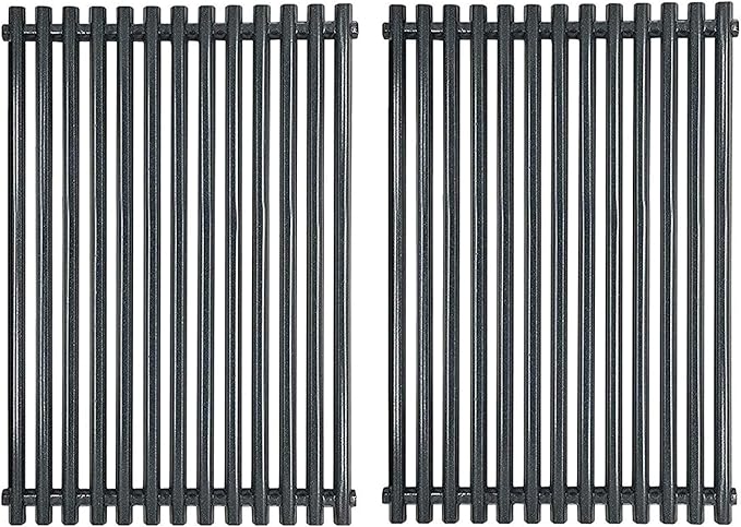 PG525 (2-Pack) 17 1/4 x 11 3/4 inch Porcelain Steel Grill Grid Grates for Weber 7525 Weber Spirit 300,E-310 & E-320, Spirit S-310 & S-320,Genesis 1000-5000 Spirit 700, Weber 900