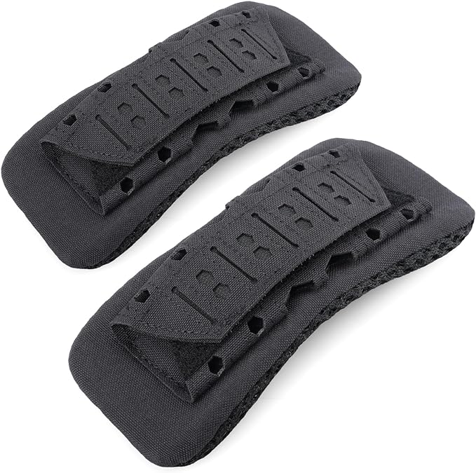 WYNEX Shoulder Strap Pad for Vest Carrier, 2 Pack Tactical Plate Shoulder Pads Strap Cushion Vest Accessories Shoulder Pads Soft Mesh Pads with Tactical Gear for Men