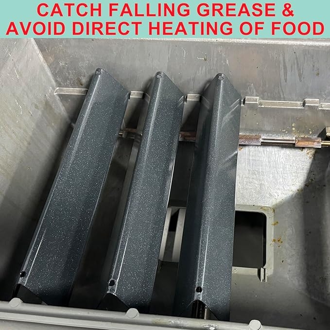 Grill Grates & 15.3" Flavorizer Bars for Weber Spirit I/II 300 Series, for Weber Spirit S-310,E-310,S-320,E-320,SP-330,SP-320,S-330,SP-310 Grills with Front Control Knobs,for Weber 7638 7636