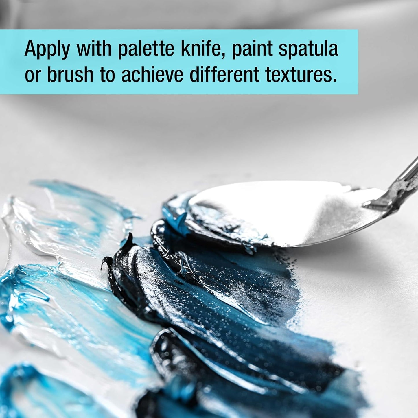 U.S. Art Supply Impasto Clear Acrylic Gel Medium (500ml Tub) - Layering & Extending Acrylic Paint