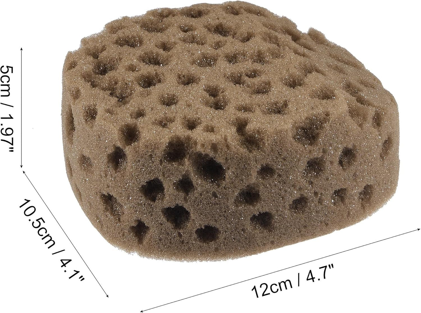 uxcell Knockdown Texture Sponge 4.7"x4.1" Faux Sponge Painting Supplies Drywall Patch Wall Ceiling Texturing 2Pcs