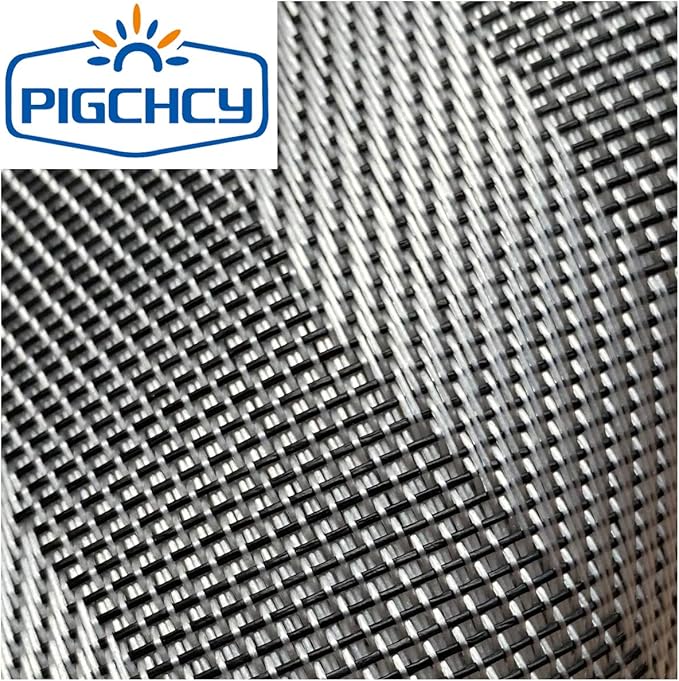 PIGCHCY Round Placemat Set of 8 Vinyl Washable Kitchen 15 inch Table Placemats for Wedding Holiday Party (8pcs Round, Deep Silver)
