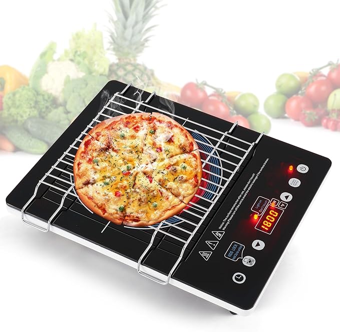 VBGK Cooling Rack, Heavy Duty Stainless Steel Wire Rack for Baking, Grilling, Roasting, Drying, Nonstick 11.81"x8.66" Oven & Dishwasher Safe, Compatible with Electric Cooktop