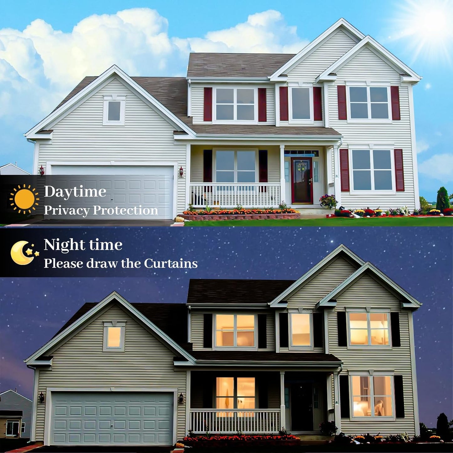 Niviy One Way Window Privacy Film with Installation Tools, Window Tint for Home, Reflective Window Film See Out Not in for Home Office,Black Silver, 17.5 Inch X 118 Inch