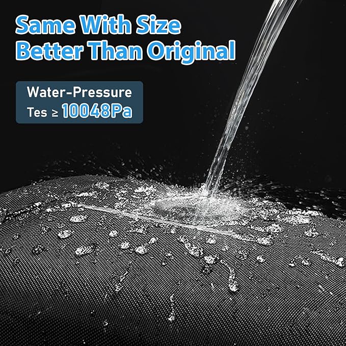 Utheer 65 Inch Barbecue Grill Cover, Heavy Duty Waterproof Charcoal Gas Grill Cover, Special Fade and UV Resistant Material, All Weather Protection, for Weber Char-Broil Nexgrill Brinkmann and More