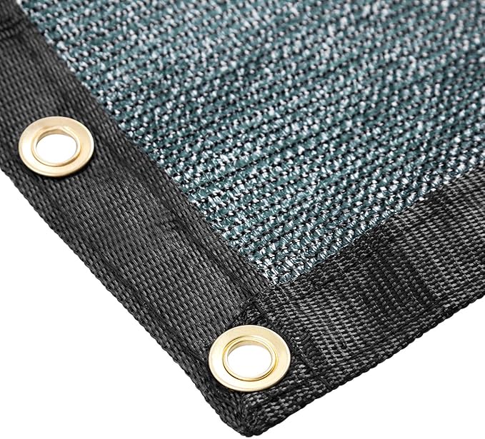 Sunnyglade 6 feet x 50 feet Privacy Screen Fence Heavy Duty Fencing Mesh Shade Net Cover for Wall Garden Yard Backyard (Green, 6 ft X 50 ft)