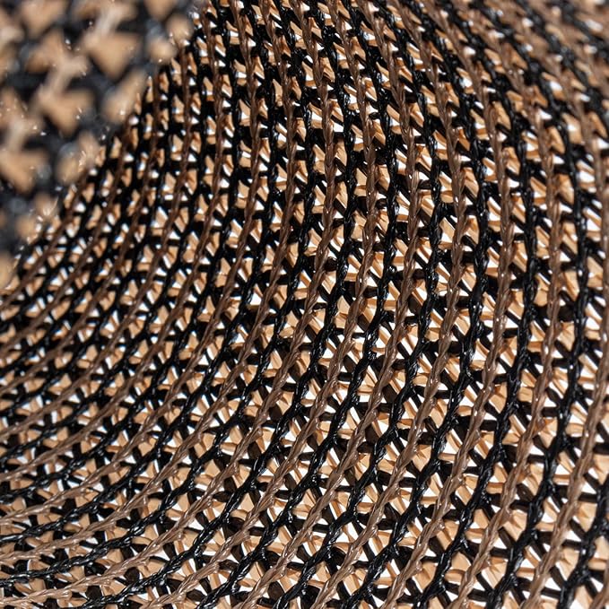 LOVE STORY 3'x6' Brown Balcony Screen Privacy Fence Cover UV Protection (HDPE) Weather-Resistant 3 FT Height Shield for Deck, Patio, Backyard, Outdoor Pool, Porch, Railing