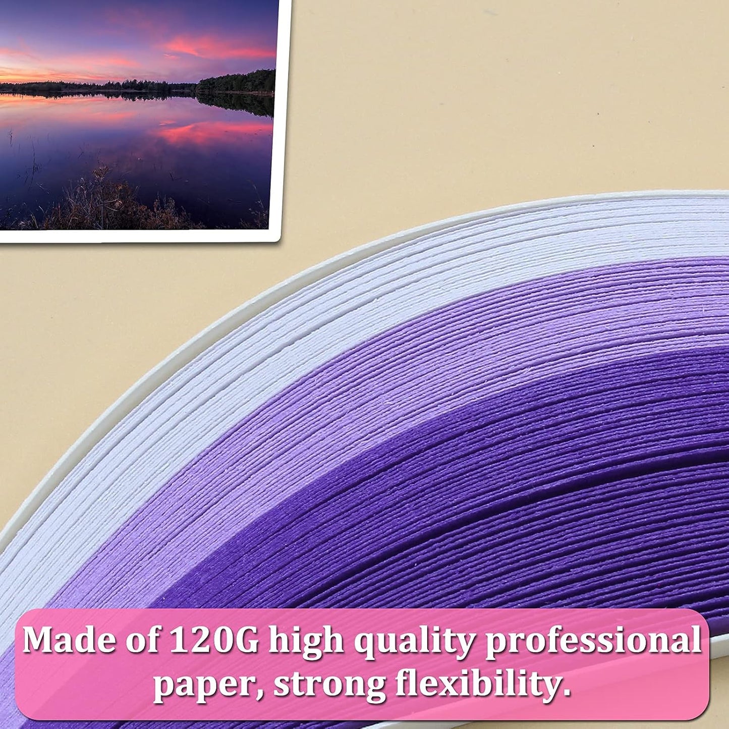 Zorfeter 9 Sets Multi-Color Quilling Paper Strips Kits 900 Strips 42 Colors, 5mm Width, 15" Length