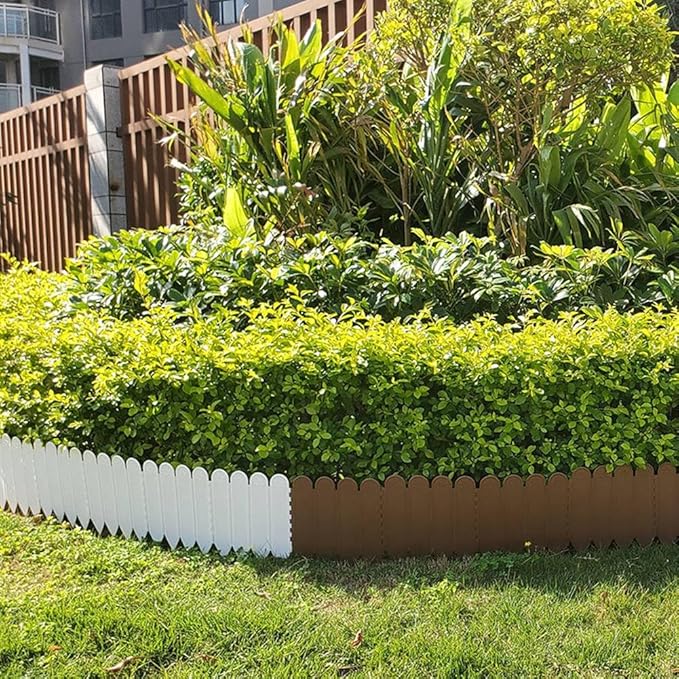 Garden Fences Garden Scenery Decorative Outdoor Fences Portable Fences Garden Edging Patio Partition Fences Black