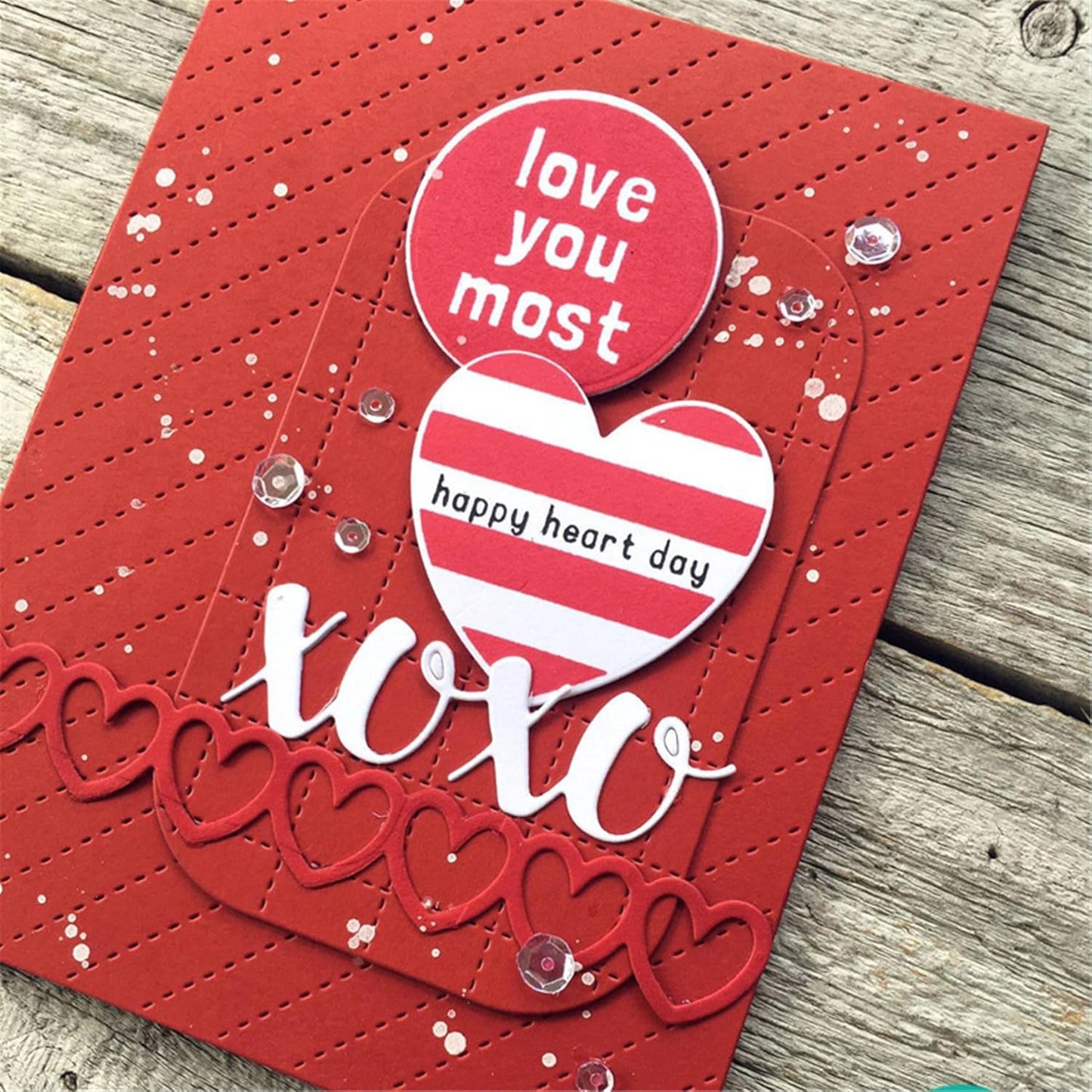 Cutting Dies Metal Stencils Scrapbooking Tools Flowers Lace Frame DIY Embossing Template for Paper Card Making Album Arts Crafts Supplies (Diagonal background-11.1x14.3cm)